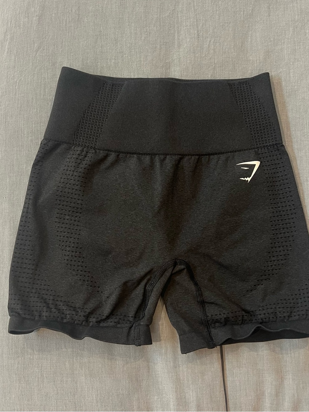 Gymshark Black Seamless High-Rise Bike Shorts